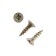 Self -tapping screws universal tundra Krep 4.0x12 mm, yellow zinc, 26 pcs.