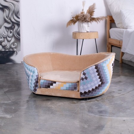 Sulperion Teddy, 75x45x36 cm, furniture fabric, size S, beige color-3