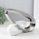 Souvenir Ceramics "Abstraction. Chain" silver with white 26.5x5x5x19.5 cm