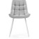 SHELS on a metal frame Chelsea Metal/velor, white/light gray 50x60x80 cm