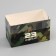 Box for 2 cupcake with a transparent cover, "February 23", 16 × 8 × 10 cm, confectionery packaging