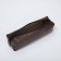 Style cosmetic bag, 20*4.5*5.2, lightning departure, brown