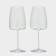 Set of glasses for wine lord, 670 ml, crystal glass, 2 pcs