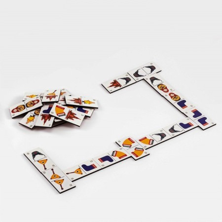 Domino "People", Kostyashka 6 x 3 cm-1