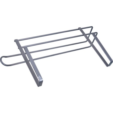 Clue paper towel holder, suspended, with hooks under a shelf of 2.5 cm, silver-1