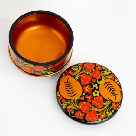 Box "Berry", large, 14 × 7 cm, Khokhloma-5