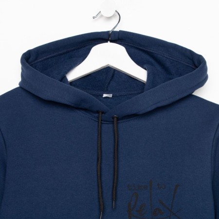 Female hoodies, blue color, size 44-7