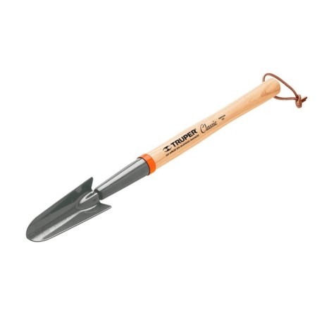 Garden scoop, length 38 cm, width 6 cm, wooden handle, Truper-1