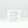New Year. New Year's ceramic "Snowflakes" mug, 320 ml