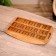 Bamboo tray 32x22x4 cm