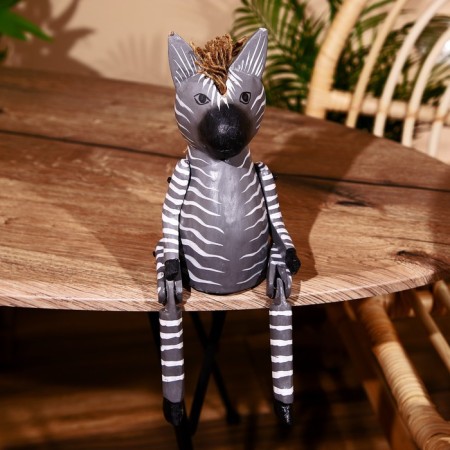 Souvenir "Zebra" hanging paws, tree 30 cm