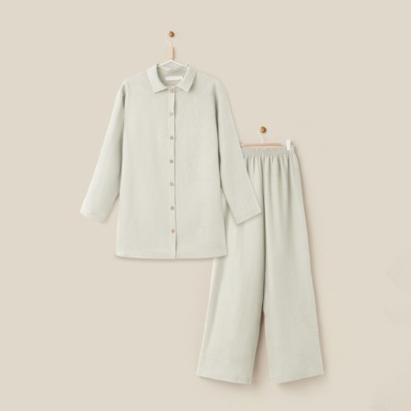 Female featherbone (shirt and trousers) SL Home p. XL, light green-8