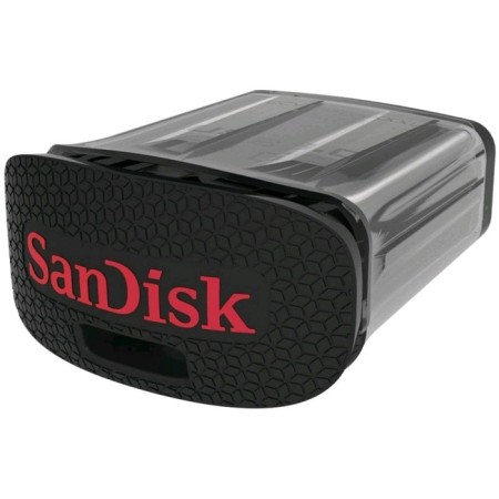 USB 3.0 Sandisk Cruzer Ultra Fit SDCZ430-128G-G46, 128GB, black-1