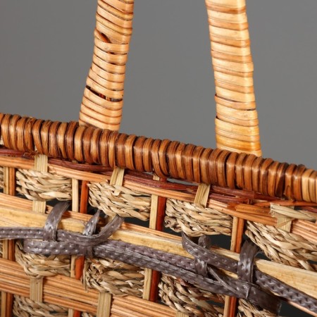 Basket wicker "picnic", without cover, 40x29x24/43 cm-9