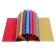 Colored paper double -sided with A4 pattern, 16 sheets, 8 colors "Funny leaves", 50 g/m2