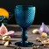 Magistro glass glass “Vilero”, 280 ml, 8 × 16.5 cm, blue color