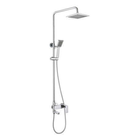 Bravat Real F6333367CP-A-RUS shower system, Upper shower of a round shape 200 mm, chrome