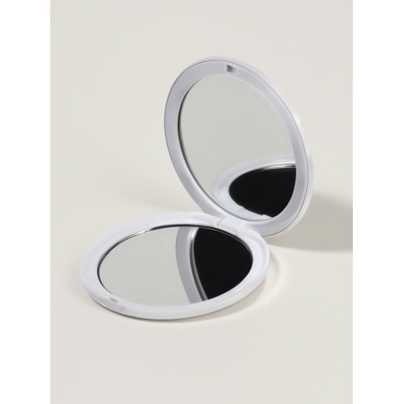 Mirror folding circle (2) C/took D7.3cm grl pwr lips Pack Packet QF-2