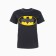 T-shirt female, color dark gray melange, bat, size 54
