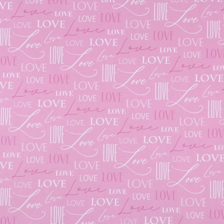 Paper packaging craft color single -sided "Love", 50 x 70 cm-1