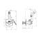 Bida mixer Rush Capri CA1435-99RBronze, with a hygienic shower, built-in, bronze 979732