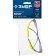 Glasses protective bison barrier 110488, open type, anti -reciprocating, yellow