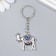 Keychain metal "Camel" 3x3 cm