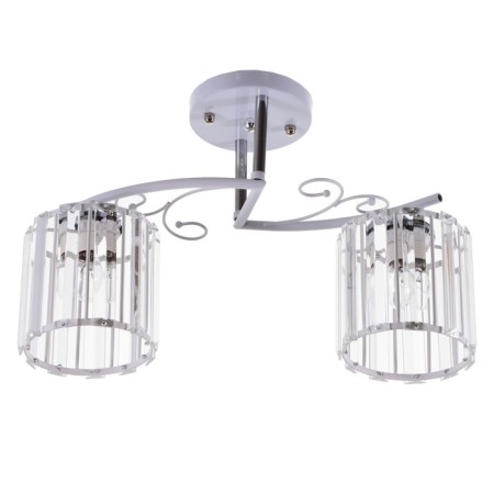 Chandelier 91286/2 E27 40W white-chrom 46x15x25 cm Bayerlux