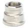 The coupling Stout SFT-0006-003412, 3/4 "x 1/2", internal thread, transition, nickel. brass