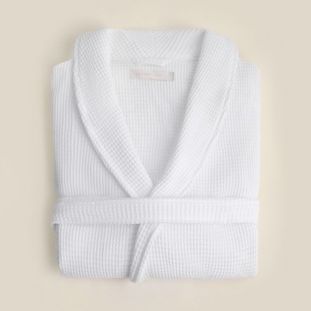 Wafel dressing gown Male SL Home: Basic "Blanc de Blanc", size XL, 100% cotton, 300 g/m2-11