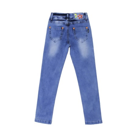 Denim costume for girls, height 116 cm, blue color-6