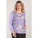 Female blouse, size 54, purple color