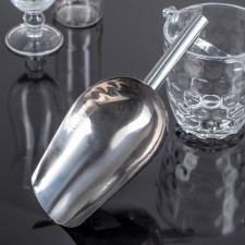 Stainless steel for ice and bulk products, 27 × 12 × 5.5 cm, chrome color