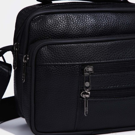 Male bag, black color-3