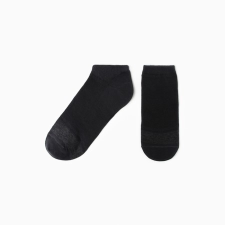 Socks men's grid, gray color, size 25