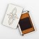 Magnetic needle "Ornament No. 3", 8 × 5.5 cm, beige color