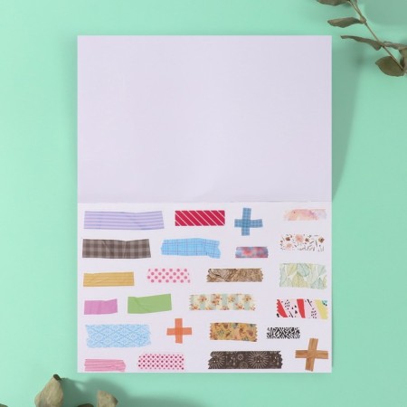 Stickers in the book "Classic and Watercolor" + 3 backgrounds 20.7x14.2 cm-9
