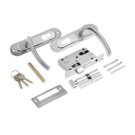 Cut Lockland RD002, with a pen, 3 keys, color chromium-2