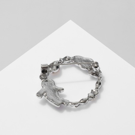 Brooch "Cosmos" cycle, color in silver-1