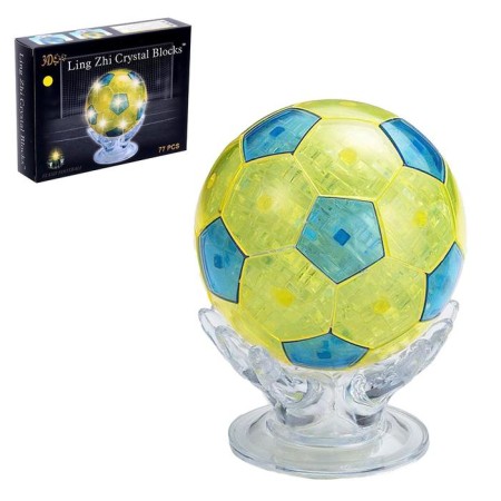 Puzzle 3D Crystalline “Ball”, 77 parts, lighting effects, works on batteries, mix