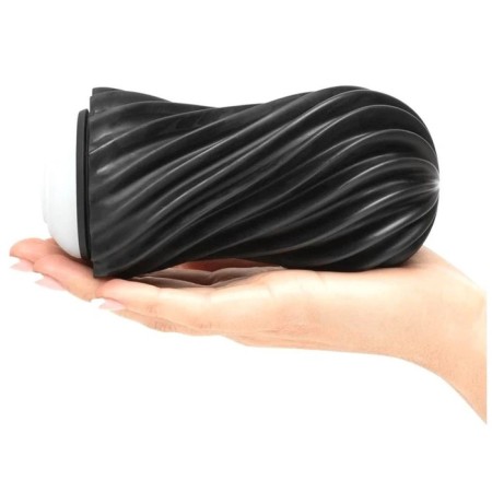 Masturbator Unrealistic Tenga Flex Rocky Black, black-2