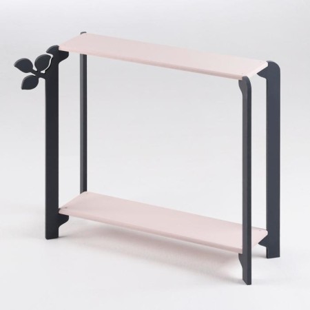Bucker “Flora” 49x59x23 cm, gray-pink flower shelf-1