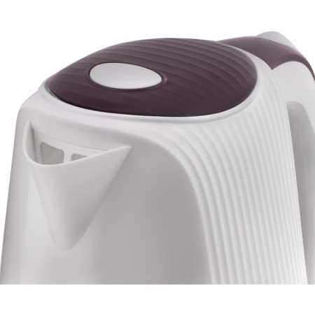 Electric kettle Vitek VT-7061, plastic, 1.7 l, 2200 watts, white-violet with a pattern-1