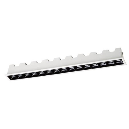 Built -in LED LED NOVOTECH, 30 W, 220 V, 405x40 mm, d = 405 mm, white
