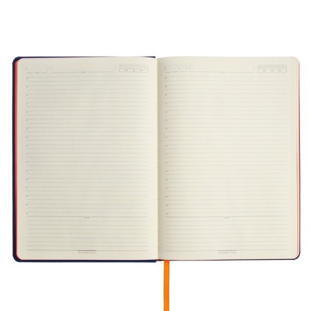 Delid Ledled B5, 136 Leggenda sheets, hard cover, artificial leather, blue-12