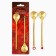 Gift set of spoons with suspensions "dear mom and dad", 2 pcs., 15.8 x 2.5 cm