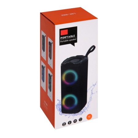 Portable column LM-882, 10 W, Bluetooth 5.0, 800 mAh, backlight, Micro SD, khaki-6