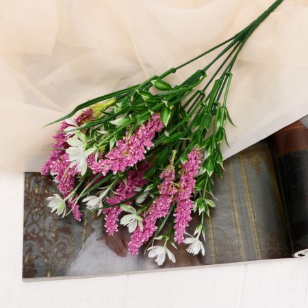 Bouquet "Wisteria with small flowers" 32 cm, mix