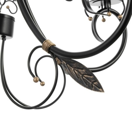Ariel chandelier 5xe14 40W black and gold 58x58x40.5-100 cm Bayerlux-6