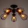 Loofer chandelier 5he27 40W Black 50x50x14.5cm BayerLux